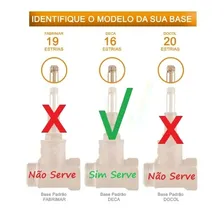 Acabamento Registro Pressão Gaveta Cromo 1/2 3/4 1 Deca C33 Foto mini  2
