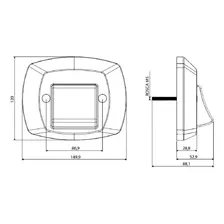 Acabamento Válvula Descarga Branco Docol Abs Blukit Foto mini 3