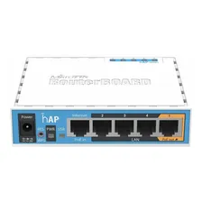 Access point indoor MikroTik RouterBOARD hAP ac lite RB952Ui-5ac2nD azul/branco Foto mini 2