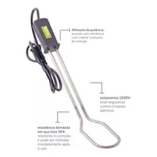 Acendedor Elétrico Premium Carvão Churrasqueira Lareira 110v Foto mini 4