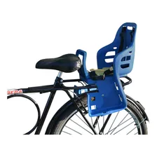 Acessório Cadeirinha Criança Bike Traseira Bagageiro Js Azul Foto mini 3