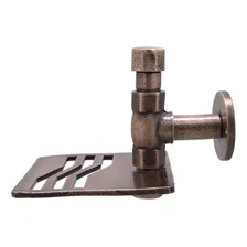 Acess贸rio Lavat贸rio Industrial Saboneteira Cobre Velho Luxo Foto mini 4