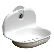 Acessorio Wc Daivak Saboneteira Branca Com Ventosa 110 Foto  mini 1