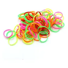 Acessórios Cabelo Infantil Elástico Rabico Xuxinha Silicone Cor Kit 100 Foto mini 3