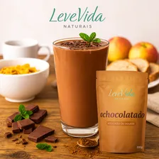 Achocolatado em po vitaminado zero adição de açúcar 200g sabor com cacau Levevida Foto mini 4