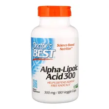 Ácido Alfa Lipóico Doctor´s Best 300 Mg 180 Veggie Caps Foto mini 1