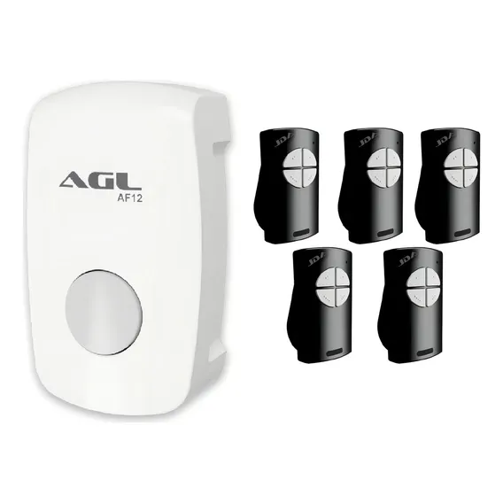 Acionador De Controle Remoto Af12 Para Fechaduras + 5 Controles AGL Foto 1