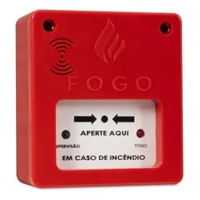 Acionador Manual Botoeira Alarme Convencional Sirene 12/24v Foto mini 1