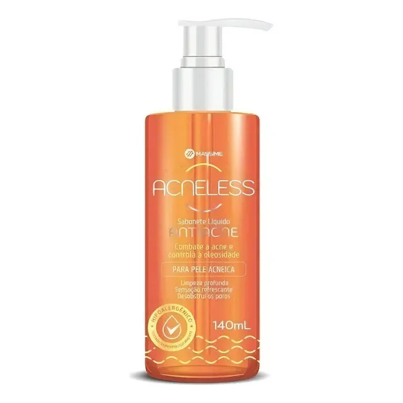 Acneless Similar Actine Sabonete Líquido Facial 140ml Foto 1