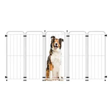 Açomix Cercado para Cachorro 100x48cm cercado branco com portão Foto mini 2