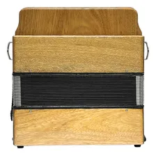 Acordeon 8 Baixos Minuano 21 BotÔes Natural Gaita Cor BotÔes Preto Foto mini 3
