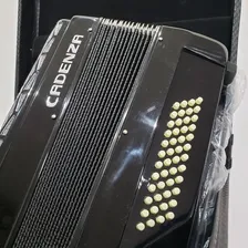 Acordeon Gaita Sanfona Cadenza 48 Baixos Preta 34 Teclas Foto mini  2