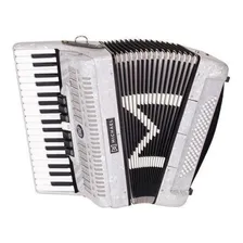 Acordeon Michael 80 baixos Acm8007n Pwh perolado Foto mini 1
