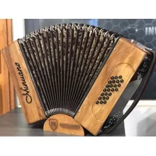 Acordeon Minuano 24 Baixos Natural 24/21 Botoneira Foto mini 4