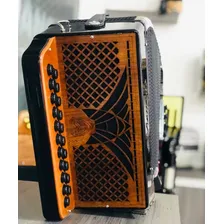 Acordeon Minuano 8 Baixos 21 Botões Gaita / Sanfona Preta Foto mini 3
