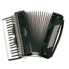 Acordeon Sanfona Benson 80 Baixos Preto S贸lido Bac80-7sbk Foto mini 1