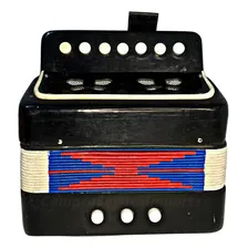 Acordeon Sanfona Gaita Acordeão Infantil - Preto Foto mini 2