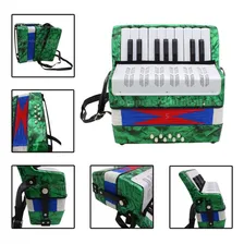 Acordeon Sanfona Gaita Infantil 8 Baixos 17 Teclas Brinquedo Foto mini  3