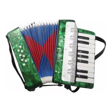 Acordeon Sanfona Infantil Semi Profissional 8 Baixos Notas Foto mini 2