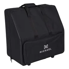 Acordeon Sanfona Michael Acm12007n Prd De 120 Baixos Com Bag Foto mini 2