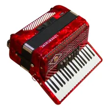 Acordeon Todeschini 80 Baixos - Vermelho Foto mini 2