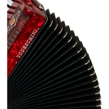 Acordeon Todeschini 80 Baixos - Vermelho Foto mini 3