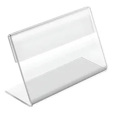AcrÃlico Decor Porta Etiqueta Display AcrÃlico Transparente 2mm Kit 10 Un Foto mini 1