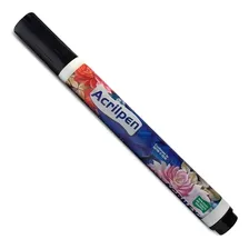 Acrilpen - Acrilex - Caneta Marcador Para tecido cor Preto 520 Foto mini 1