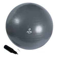 Acte T9-75 bola pilates cinza 75cm de PVC Foto mini 2