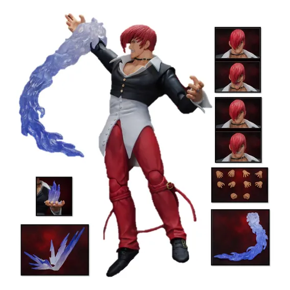 Action Figure Iori Terry Storm Collectible Boneco King Fight Foto 1