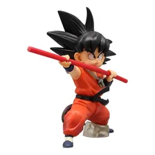 Action Figure Kid Goku Com Bastão Dragon Ball Foto mini 2