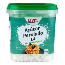 Açúcar Perolado 600 Gramas L4 Para Padaria E Confeitaria Foto  mini 1