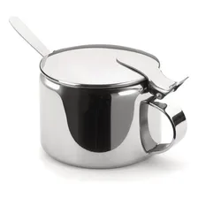 Açucareiro Com Colher Forma Inox 250 G Foto  mini 1