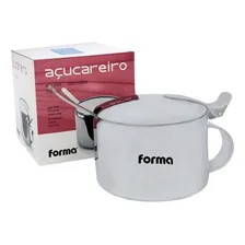 Açucareiro Com Colher Forma Inox 250 G Foto mini 4