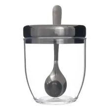 Açucareiro De Aço Inox E Acrílico Com Tampa Vision Forma Foto mini 4