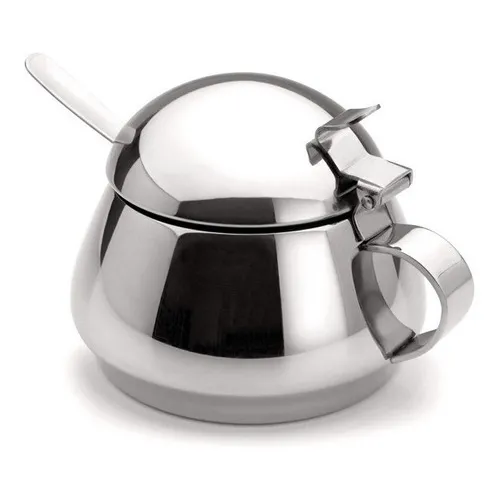 Açucareiro Em Aço Inox Com Tampa Lyr 250 G Forma Foto 1