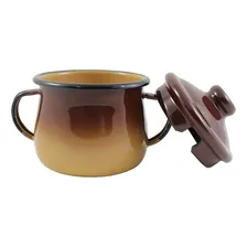 Açucareiro Esmaltado 380ml Ewel Cor Marrom Foto mini  2