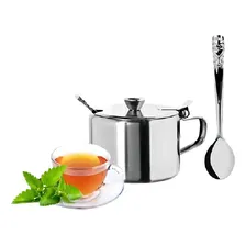 Açucareiro Inox Com Colher Foto mini 4