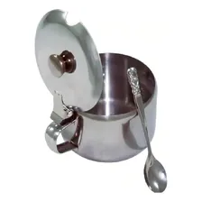 Açucareiro Inox Com Colher Foto mini 2