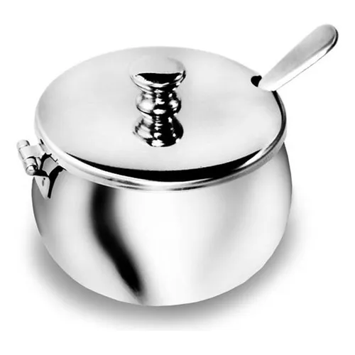 Açucareiro Luxo Em Aço Inox Ke Home Ir3204kh-1 Foto 1
