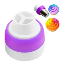 Adaptador Acoplador De Bico Russo Três Cores Separadas Foto mini 1