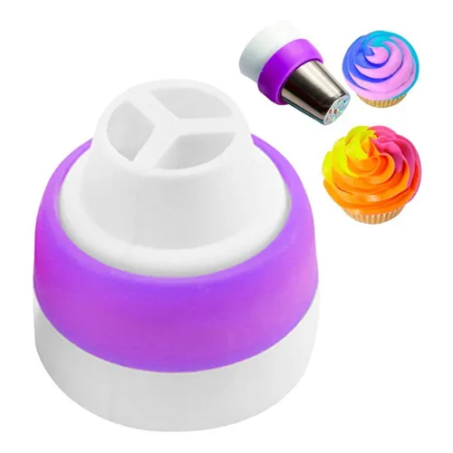 Adaptador Acoplador De Bico Russo Três Cores Separadas Foto 1