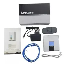 Adaptador Ata Voip Spa2102 Linksys Gateway 2 Portas Fx Foto mini 4