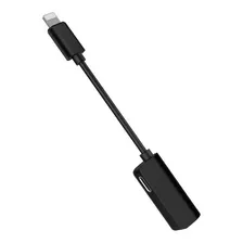 Adaptador Audio iPhone 7 8 Plus Xs 11fone Carrega Lightning Cor Cinza Foto mini 3