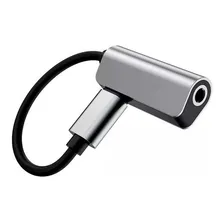 Adaptador Audio iPhone 7 8 Plus Xs 11fone Carrega Lightning Cor Cinza Foto mini 1