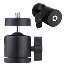 Adaptador Ballhead Para Tripe Ring Light Pedestal 1/4 Ou 3/8 Foto mini 1
