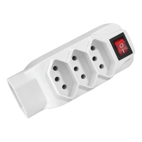 Adaptador Benjamim Tripolar 4 Saídas 10 A Foto 1