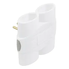 Adaptador Benjamin T Tomada 4 Saídas 10a Branco Daneva Foto mini 4