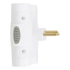 Adaptador Benjamin T Tomada 4 Saídas 10a Branco Daneva Foto mini  3