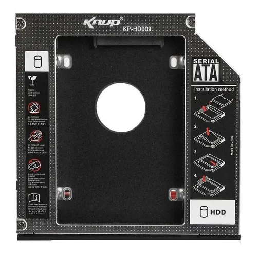 Adaptador Caddy Hd Ssd Sata Case Gaveta Dvd Notebook 12,7mm Foto 1